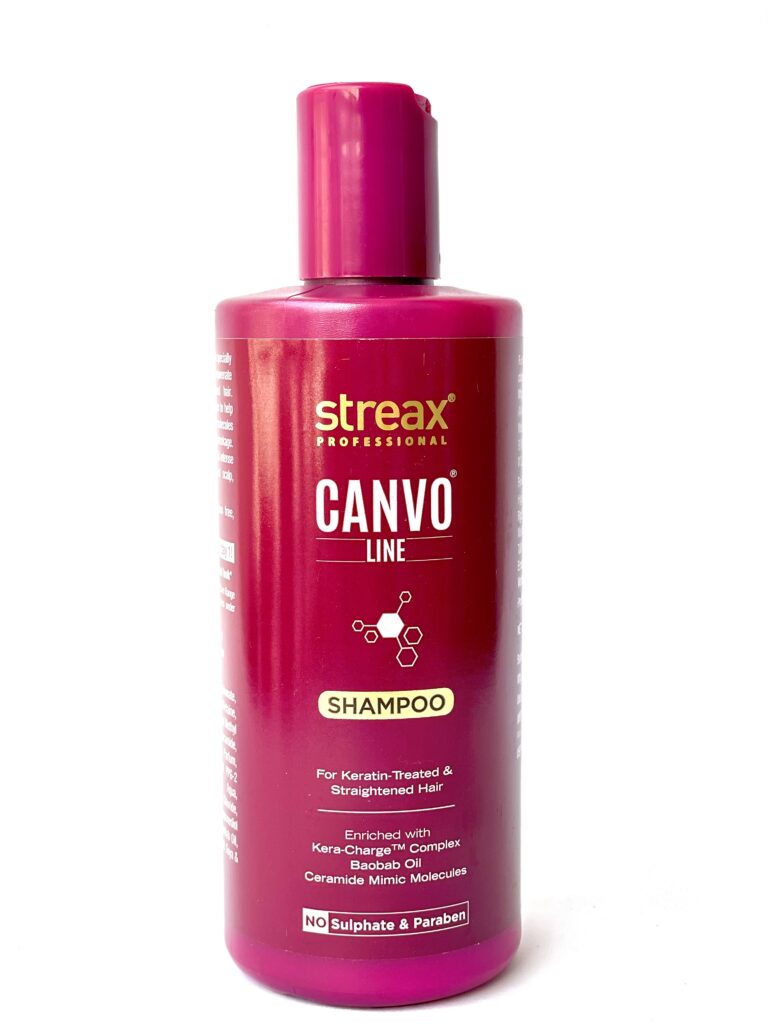 Streax Professional Canvo Line Shampoo With Kera Charge Complex (300ml)