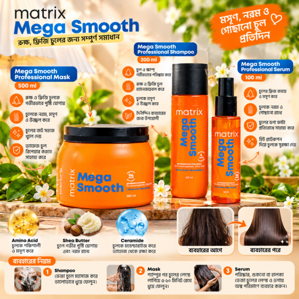 2bba5afb-b71b-4b20-b683-a3548653f237 Matrix Professional Mega Smooth Spa combo
