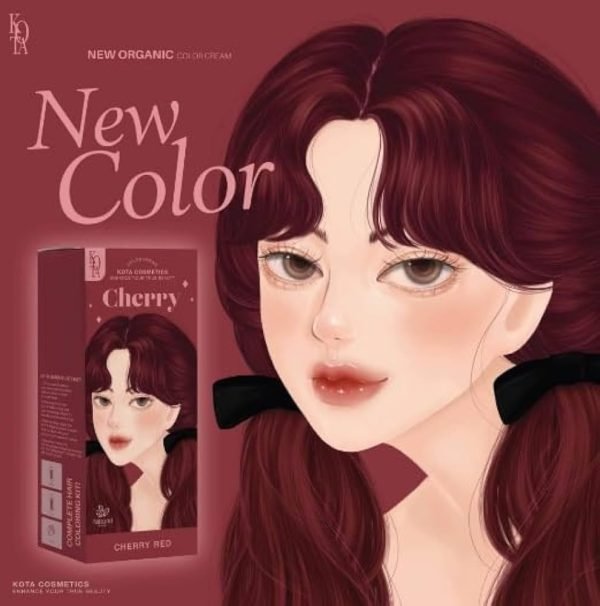 Kota Cosmetics Cherry Hair Color - Cherry Red 100Ml