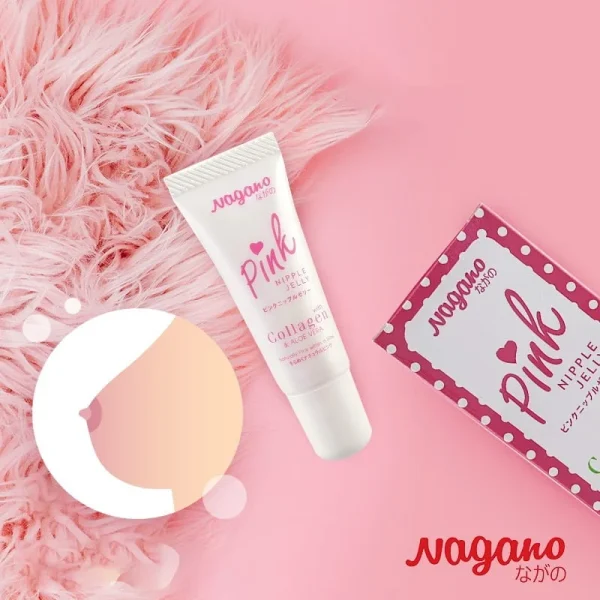 NAGANO PINK Jelly Lips Vitamin E Collagen Whitening Tint 10g