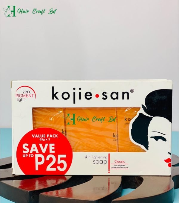 Kojie san skin lightening soap 65gm x3