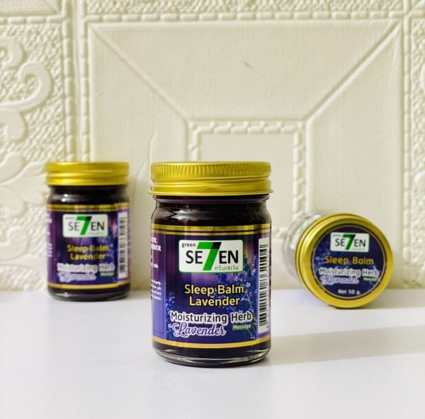IMG_3327-scaled-e1759124869496.jpg Green Seven Sleeping Balm Moisturizing Herb Massage Lavender 50gm