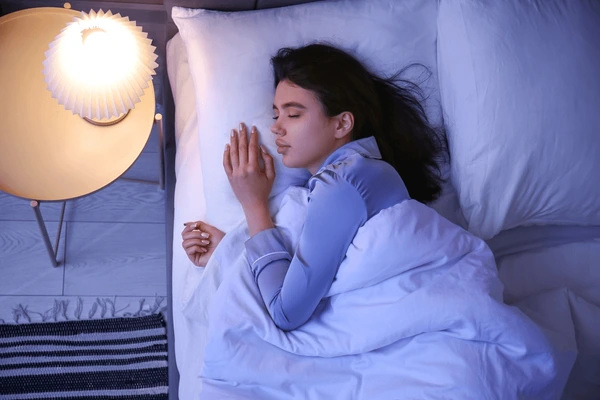 beautiful-young-woman-sleeping-bedroom-600nw-2462542621-1.webp Green Seven Sleeping Balm Moisturizing Herb Massage Lavender 50gm