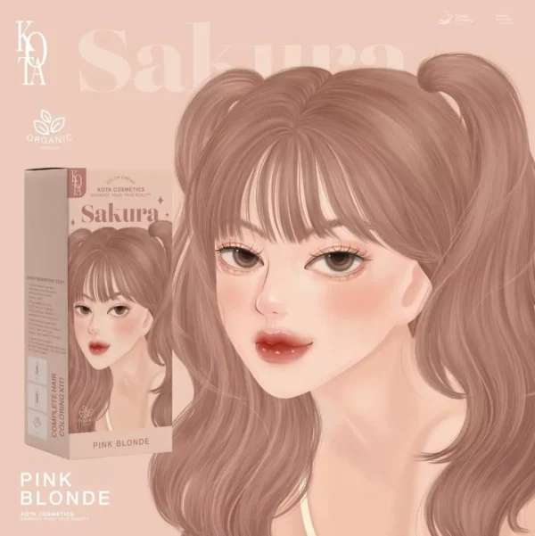 Kota Cosmetics Sakura Hair Color - Pink Blonde