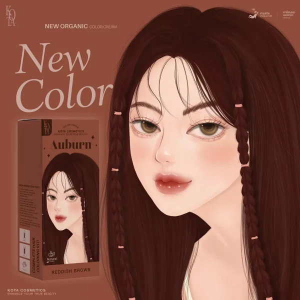 Kota Color Cream Hair Color (reddish brown)-100ml
