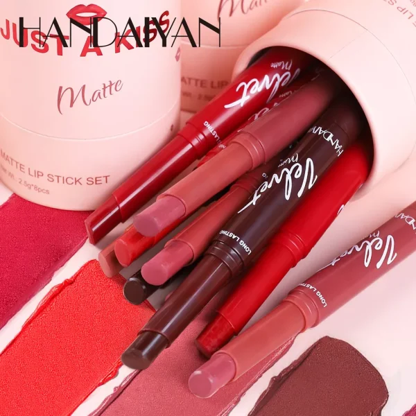 Handaiyan Just a Kiss Velvet Matte 8 Pcs Lipstick Set