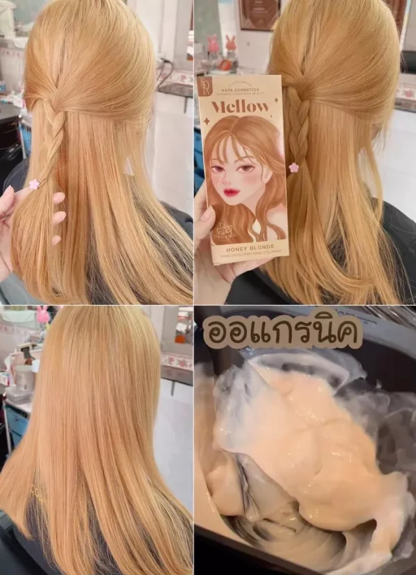 Kota Cosmetics Hair Color Cream Mellow - Honey Blonde