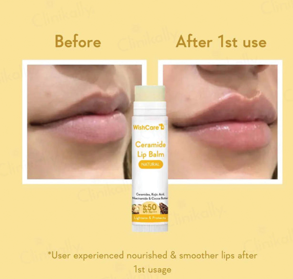 WishCare Natural SPF50 PA+++ Ceramide Lip Balm 5g