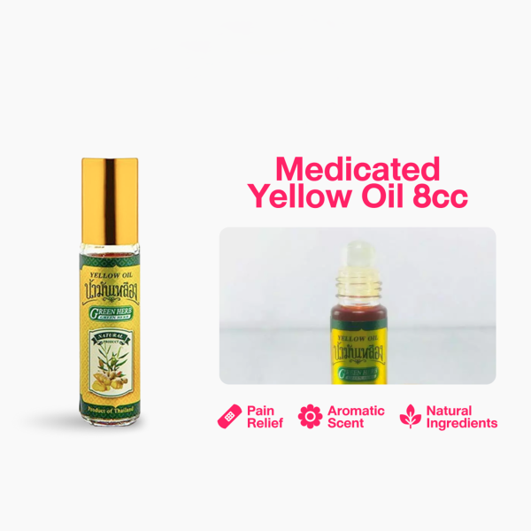 Green Herb Yellow Medicated Oil 8cc