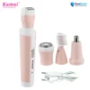 0766892_kemei-km-3024-multifunctional-4-in-1-face-eyebrow-nose-lady-shaver-for-women Kemei Km-3024 4 In 1 Shaver Suit