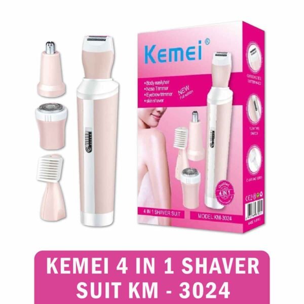 1 Kemei Km-3024 4 In 1 Shaver Suit