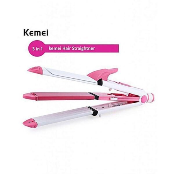 97260b85c9ab7e9ea14a0de4388ce9bd.jpg_720x720q80 Kemei Km-1291 Professional 3 in1 Hair Straightener Cum Curler And Crimper Iron