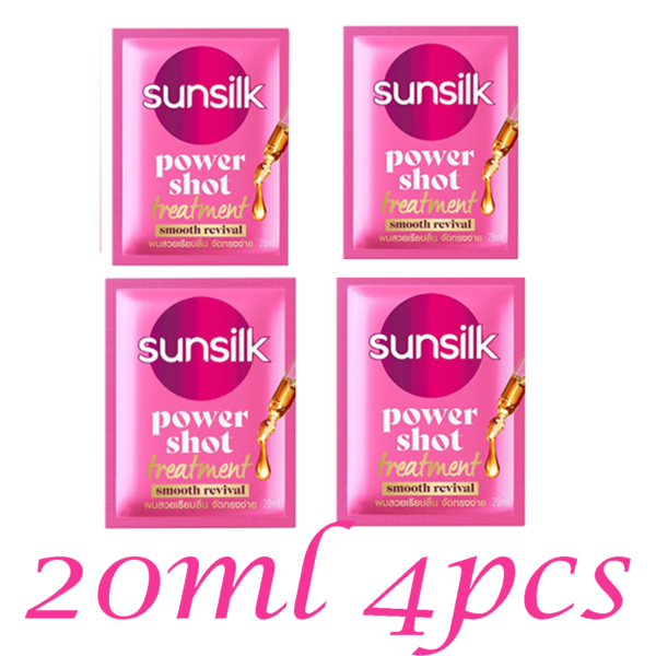 Sunsilk Power Shot Treatment Smooth Revival Hair Mask 20m*4pcs