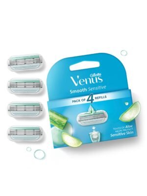 Venus Smooth Sensitive Women’s Razor Blade Refills 4 Bladess