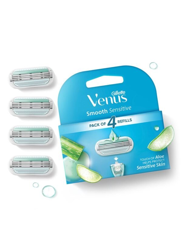 Venus Smooth Sensitive Women’s Razor Blade Refills 4 Bladess
