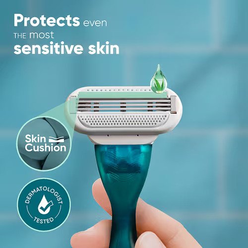 Venus Hair Removal Razor for Women with Aloe Vera - Single Piece Razor