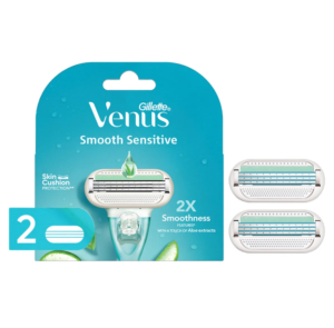Venus Smooth Sensitive Women's Razor Blade Refills 2 Blades