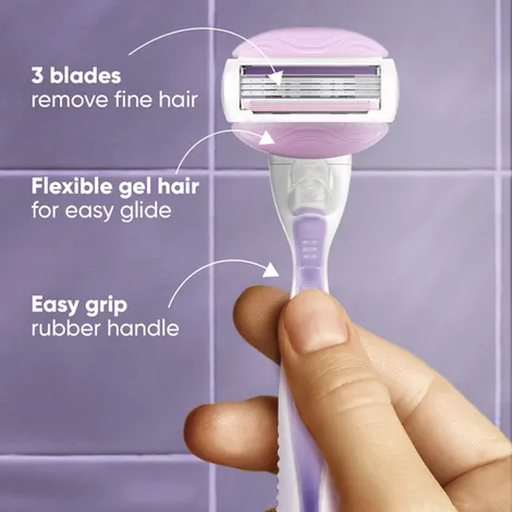 Venus Comfortglide Hair Removal Razor for Women with Avocado Oils & Freesia Scent 1 Pcs