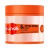Sunsilk Damage Restore Shampoo and Power Bond Treatment with 8% Peptide-Repair Complex in a 250ml &Sunsilk Style & Heat Protect Super Serum 45 ml Combo