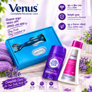 Feminine care combo venus rezor &Vwash And Lady Speed Stick Shower  Fresh Deodorants 39.6 gm