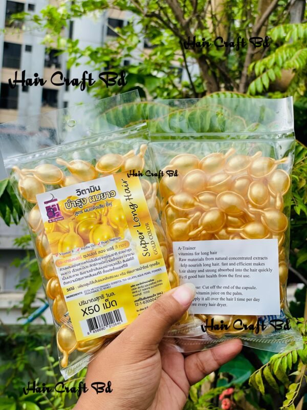 Super long hair capsul 50pcs Golden colour