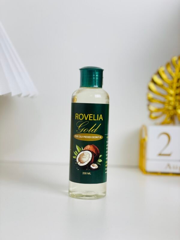 Rovelia Gold Pure Cold-Pressed Coconut Oil 200ml