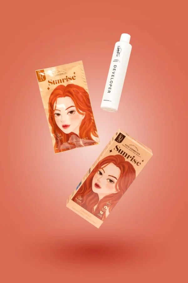 Kota Cosmetics Hair Color Cream Sunrise - Orange
