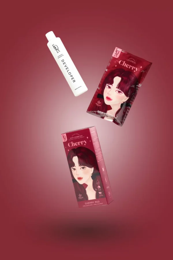 Kota Cosmetics Cherry Hair Color - Cherry Red 100Ml