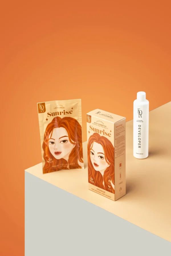 Kota Cosmetics Hair Color Cream Sunrise - Orange