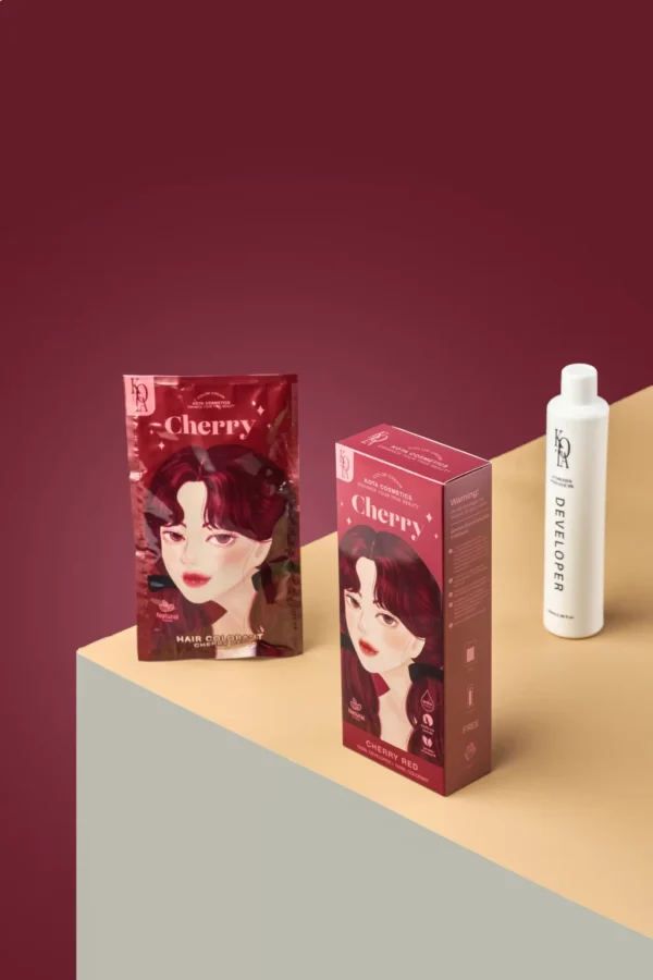 Kota Cosmetics Cherry Hair Color - Cherry Red 100Ml