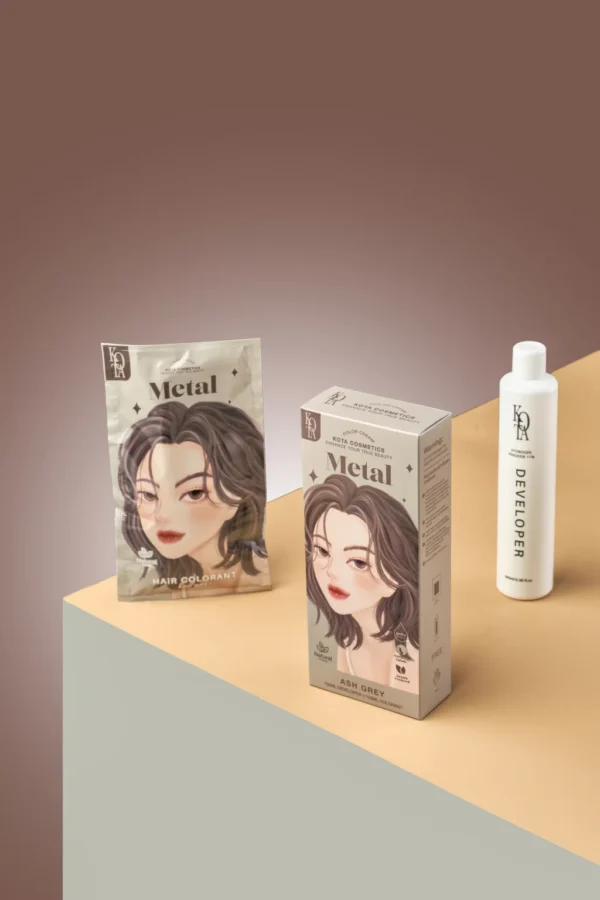 Kota Cosmetics Metal Hair Color - Ash Grey