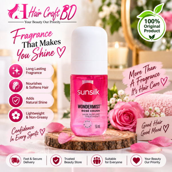 Sunsilk Smooth & Manageable Shampoo and Power Bond Treatment 250ml&Sunsilk Silky Smooth Super Serum (45ml) and Rose crushCombo