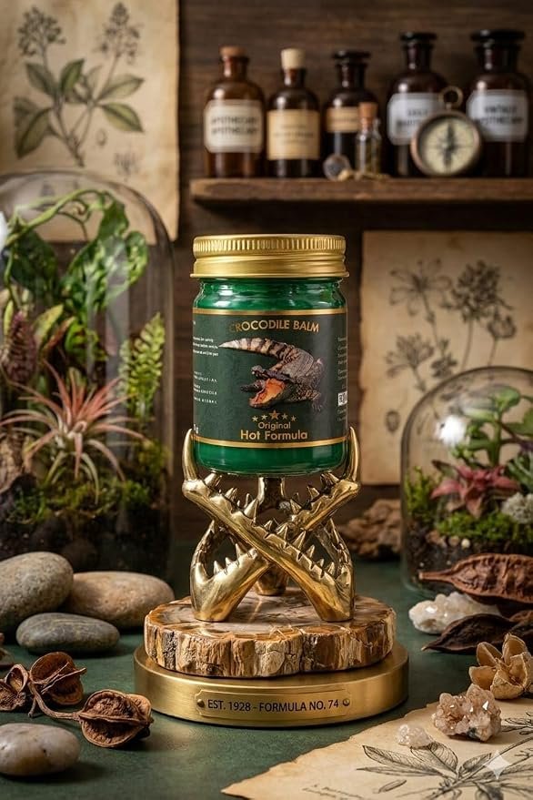 Green 7 Crocodile Balm Original Hot Formula 15 gm