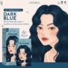Kota Color Cream Hair Color Organic Dark Blue 100ml+100ml  (Ocean)