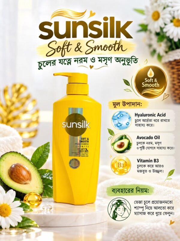 Sunsilk Soft & Smooth Shampoo 325ml Thailand