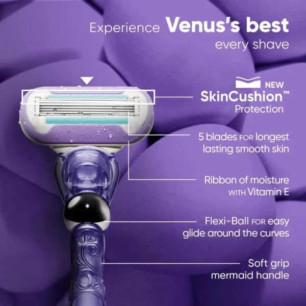 gillette-venus-swirl-hair-removal-razor-for-women-1count-emcetr Gillette venus smooth curves swirl cartridge women's razor