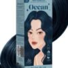 Kota Color Cream Hair Color Organic Dark Blue 100ml+100ml  (Ocean)
