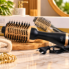 Keratin 3D Pro Brush, 2000W Professional Hot Air Brush For Drying And Styling