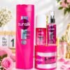 Sunsilk Smooth & Manageable Shampoo and Power Bond Treatment 250ml&Silky Smooth Super Serum (45ml) And  Wondermist Rose Crush Hair Perfume 50ml